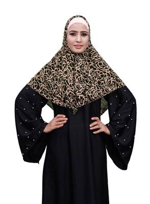 Justkartit Violet Color Party Wear Women Chiffon Square Scarf Hijab 1