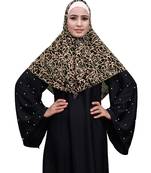 Justkartit Violet Color Party Wear Women Chiffon Square Scarf Hijab