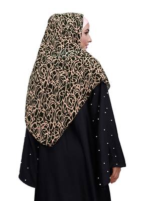 Justkartit Violet Color Party Wear Women Chiffon Square Scarf Hijab 5
