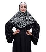 Justkartit White Color Women Chiffon Square Scarf Hijab