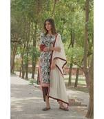 Monochrome Dhoti Set