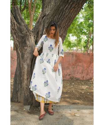 Block Chequered Dress 1