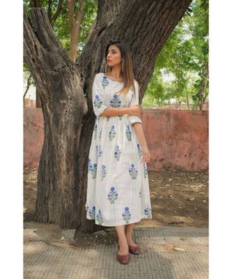Block Chequered Dress 2