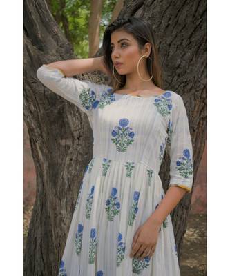 Block Chequered Dress 4