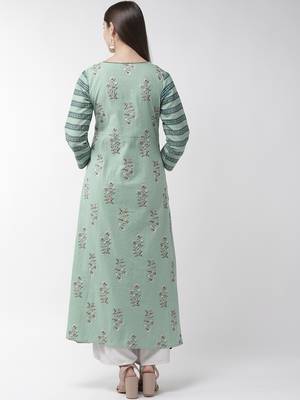 Pink woven cotton kurtas-and-kurtis 3
