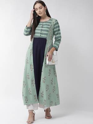 Pink woven cotton kurtas-and-kurtis 4