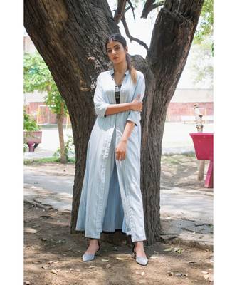 Powder Blue Multistyler Cape Set 1