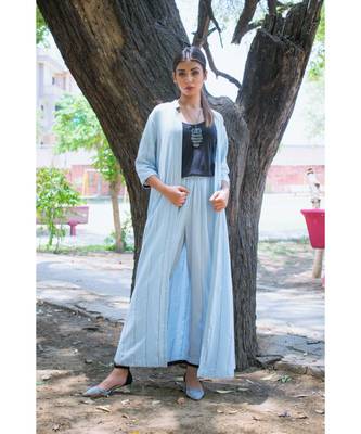 Powder Blue Multistyler Cape Set 4