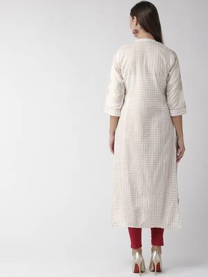 White printed viscose rayon kurtas-and-kurtis 3