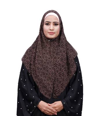 Justkartit Soft Chiffon Printed Square Scarf Hijab Dupatta For Women  1