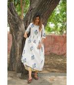 White Gota Double Dress