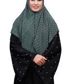 Justkartit Women'S Casual Wear Chiffon Square Scarf Hijab (Pista, 100 * 100 Cm)