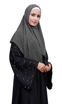Justkartit Casual Wear Women Chiffon Square Scarf Hijab 2