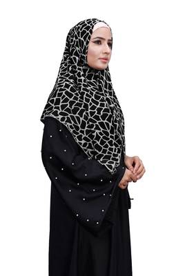 Justkartit Women'S Daily Wear Chiffon Square Scarf Hijab 4
