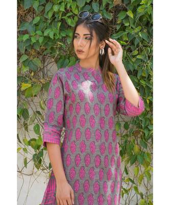 Grey Pink Dress 4