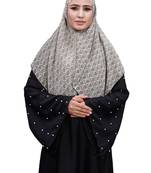 Justkartit White Color Daily Wear Chiffon Square Scarf Hijab For Women