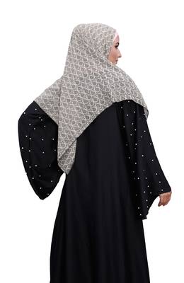 Justkartit White Color Daily Wear Chiffon Square Scarf Hijab For Women 4