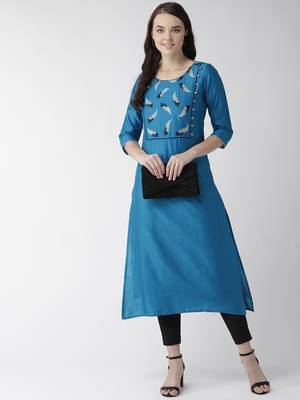 Pink woven cotton kurtas-and-kurtis 5