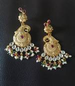 Gold earrings