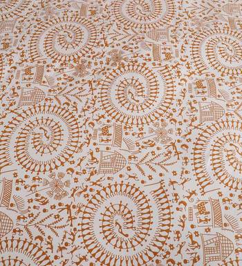 Kanha Bedsheet Rajasthani King Size Double Bedsheet With 2 Pillow Covers 3