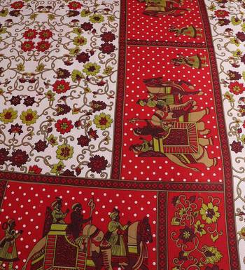 Red Cotton Bed-Sheets 3