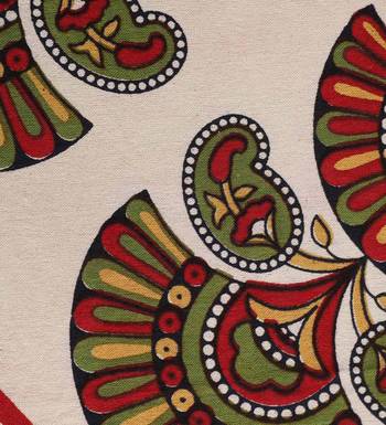 The Kanha 100% Cotton Rajasthani Print 200 Tc Double Bedsheet With 2 Pillow Covers,King Size 4