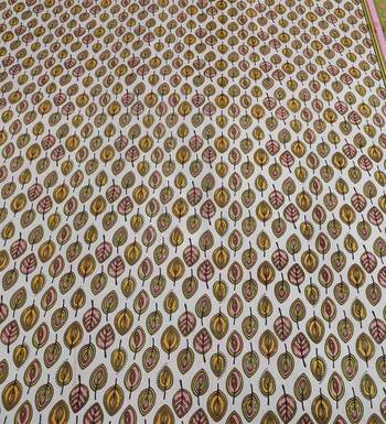 The Kanha 100% Cotton Rajasthani Print 200 Tc Double Bedsheet With 2 Pillow Covers, King Size 3