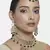 Traditional Kundan Choker Necklace Set with Earrings & Maang Tikka For Women 