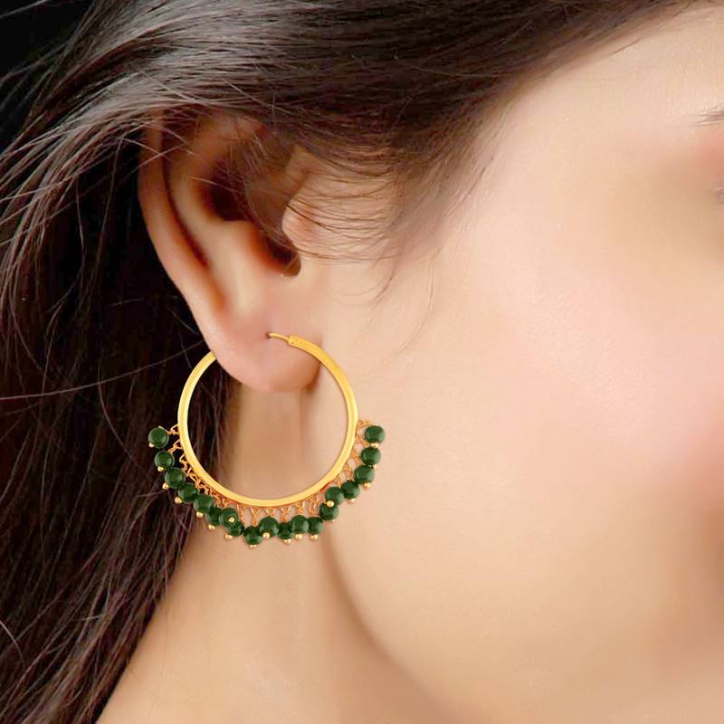 Pearl Chandbali Earring For Women