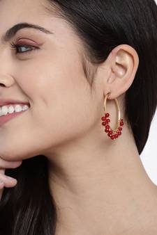 Pearl Chandbali Earring For Women