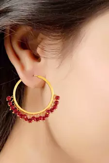 Pearl Chandbali Earring For Women