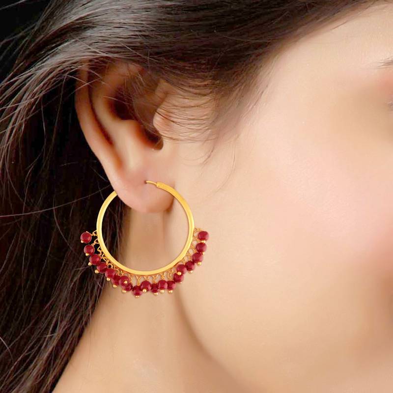 Pearl Chandbali Earring For Women
