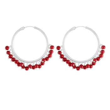 Silver Plated Pearl Chandbali Earring For Women 2