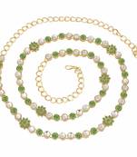 Traditional Gold Plated Kundan & Stone Studded Kamarband For Women