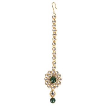 Kalank Inspired Kundan Maang Tikka For Women 1