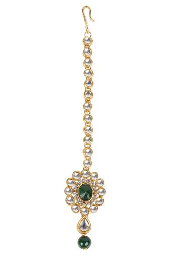 Kalank Inspired Kundan Maang Tikka For Women