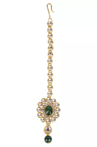 Kalank Inspired Kundan Maang Tikka For Women