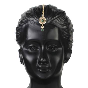 Kalank Inspired Kundan Maang Tikka For Women 2