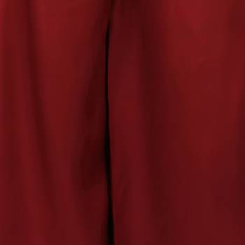 Women Deep Maroon Solid Rayon Staple Palazzo 5