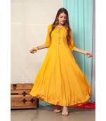 Turmeric Yellow Gotta Design Dress