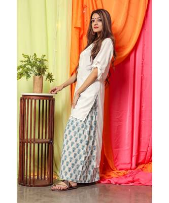 White Pearl Kurta Set 4