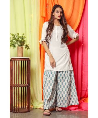 White Pearl Kurta Set 5
