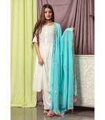 Silver Striped Suit Set