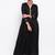 Black Gold Lace Dress