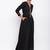 Black Gold Lace Dress