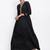 Black Gold Lace Dress