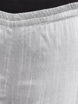 Black Slit Gathers Kurta-Pant 6