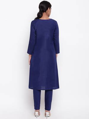 Blue Angrakha-Pant 4