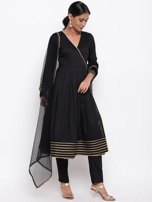 Black Lace Angrakha Set 3