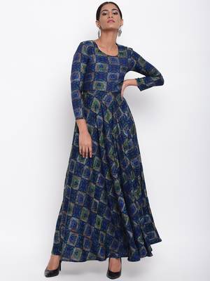 Blue Elephant Dress 1